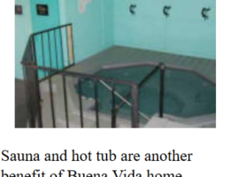 Buena Vida Subdivision – Hot tub and Sauna